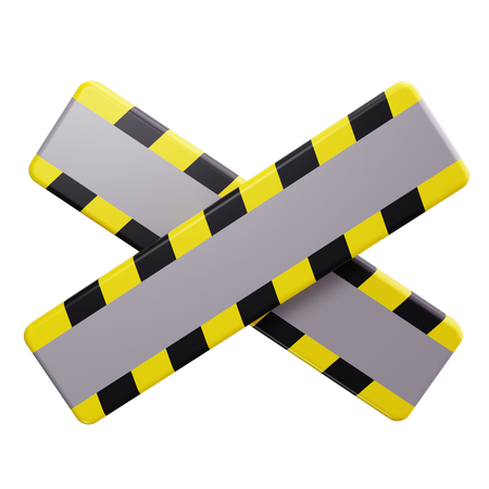 Caution Tape  3D Icon