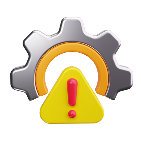 Caution Triangle  3D Icon