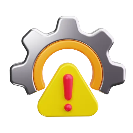 Caution Triangle  3D Icon