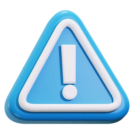Caution warning  3D Icon