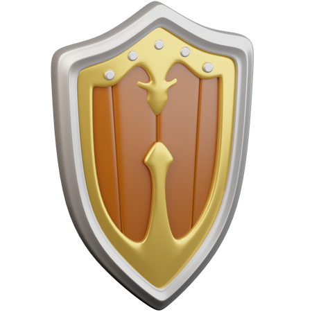 Escudo de cavaleiro  3D Icon