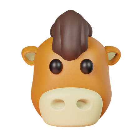 Cavalo  3D Icon