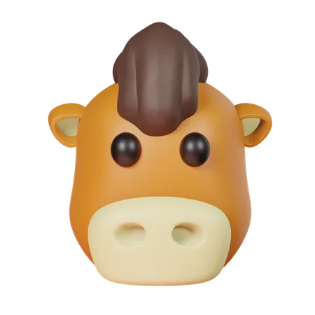 Cavalo  3D Icon