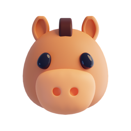 Cavalo  3D Icon