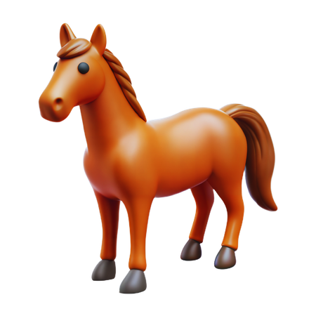 Cavalo  3D Icon