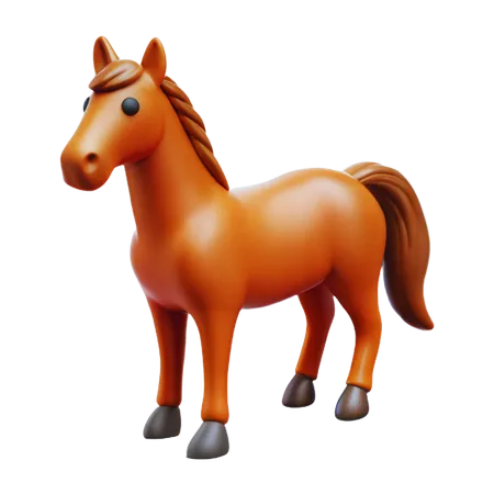 Cavalo  3D Icon