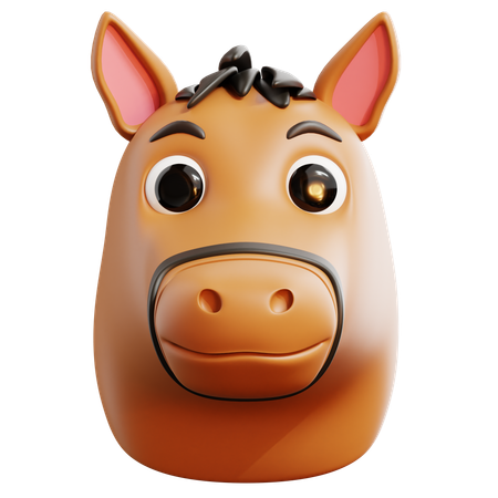 Cavalo  3D Icon