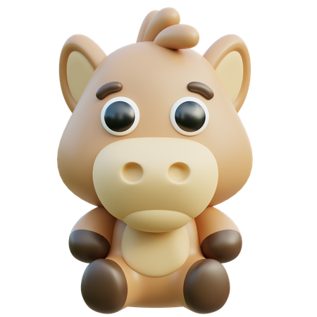 Cavalo  3D Icon