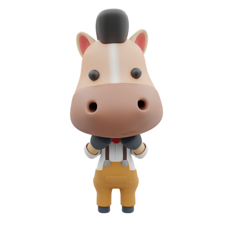 Cavalo  3D Illustration