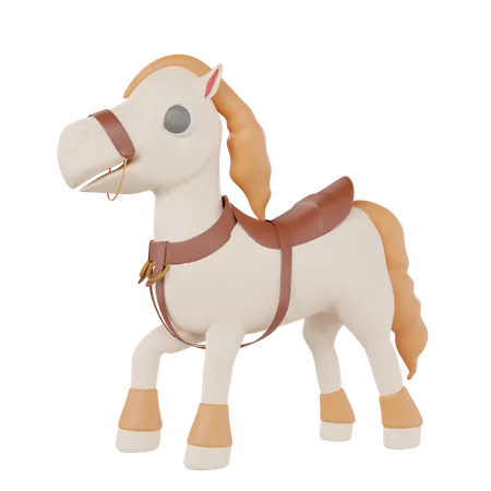 Cavalo  3D Icon