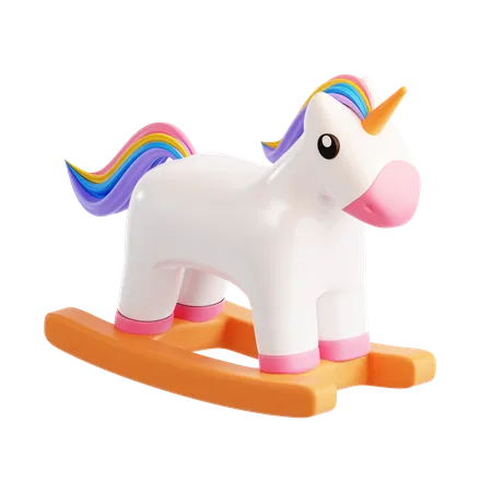 Cavalo de pau  3D Icon