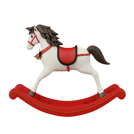 Cavalo de pau  3D Icon