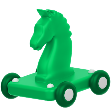 Cavalo de Tróia  3D Icon