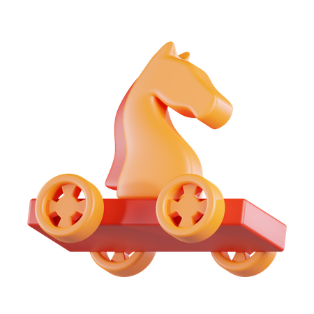 Cavalo de Tróia  3D Icon