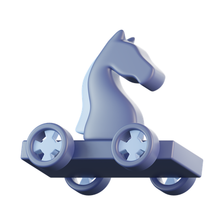 Cavalo de Tróia  3D Icon