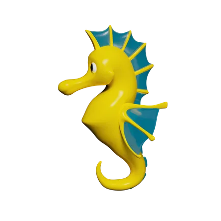 Cavalo marinho  3D Icon