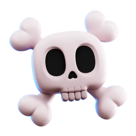 Caveira da morte  3D Icon