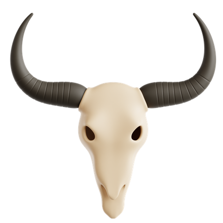 Crânio da vaca  3D Icon