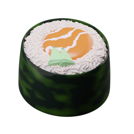 Caviar de salmón  3D Icon