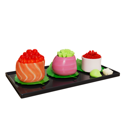 Caviar de saumon  3D Icon