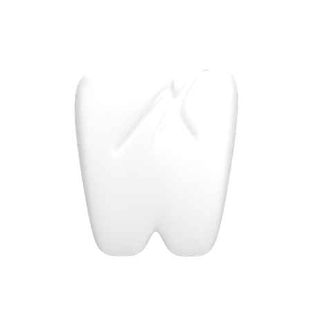 Cavity Tooth  3D Icon