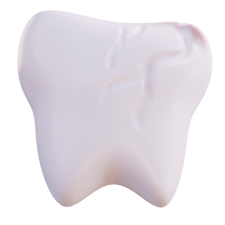 Cavity Tooth  3D Icon