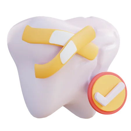 3 D Illustration Of Cavities Treatment 3D Icon