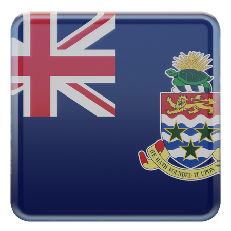Cayman Islands Flag  3D Icon