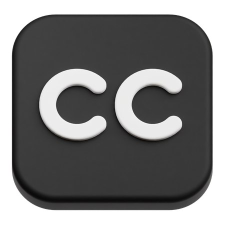 Cc  3D Icon