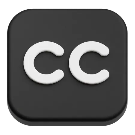 Cc  3D Icon