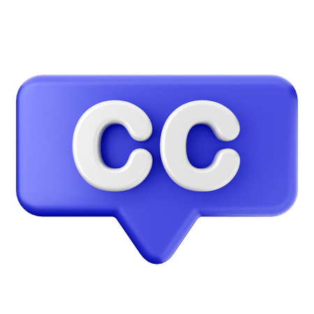 CC-Chat  3D Icon