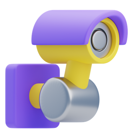 監視カメラ  3D Icon