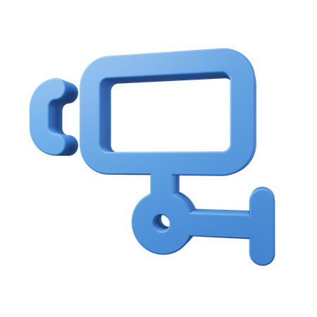 Videoüberwachung  3D Icon