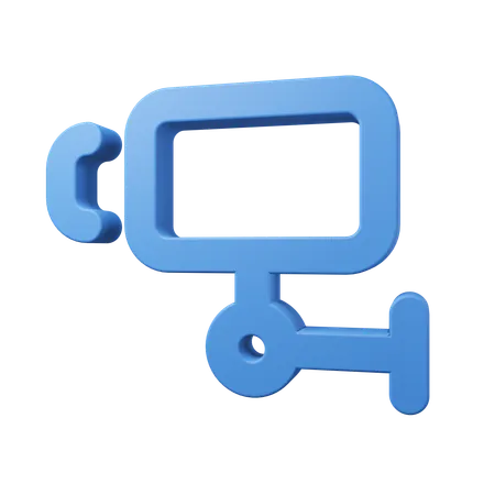 Videoüberwachung  3D Icon