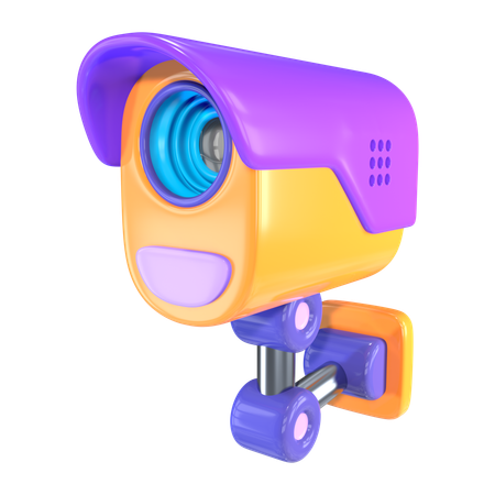 CCTV 카메라  3D Icon