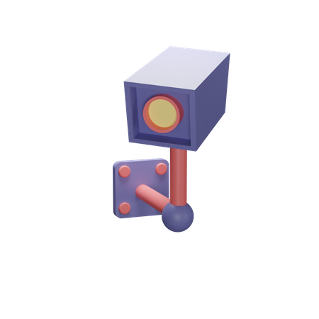 CCTV camera  3D Illustration