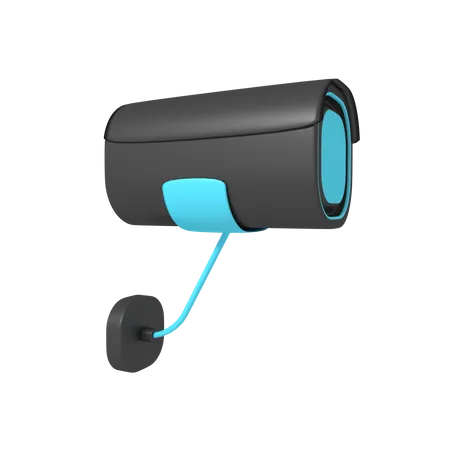 3 D Icon Of CCTV Security 3D Icon