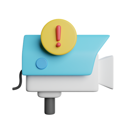 Cctv Camera Alert  3D Icon