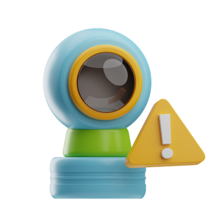 Cctv Error  3D Icon