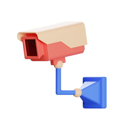 Überwachungskamera  3D Illustration