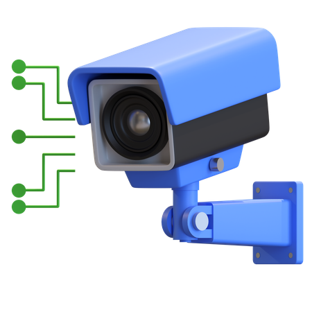 Überwachungskamera  3D Illustration
