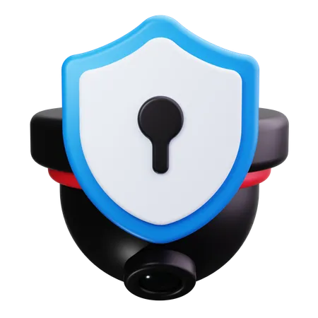 Seguridad cctv  3D Icon