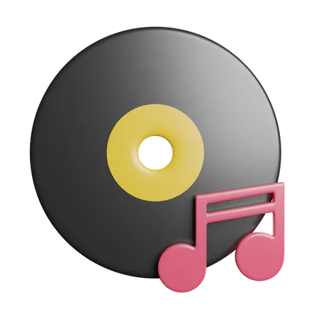 Cd Disc Music Disc 3D Icon