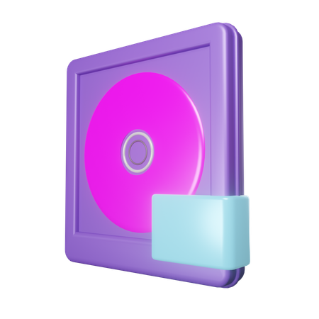Cd Cassette  3D Icon