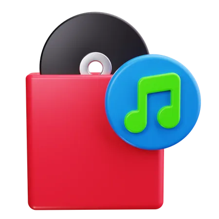 CD Disc  3D Icon