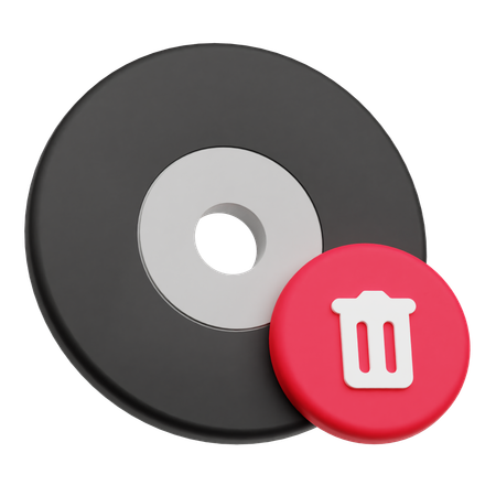 Eliminar cd  3D Icon