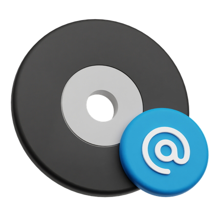 Cd e-mail  3D Icon