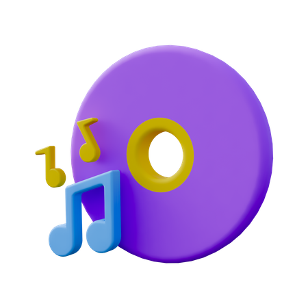 CD-Musik  3D Icon