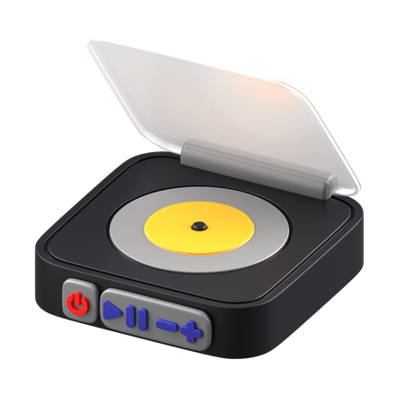 Cd Player  3D Icon