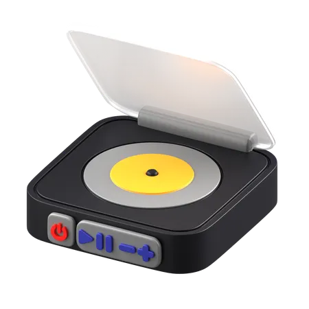 Cd Player  3D Icon